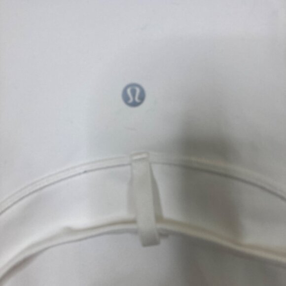 Lululemon Define White Zip-Up Jacket Womens 8 Vented Back Thumbholes - Picture 9 of 11